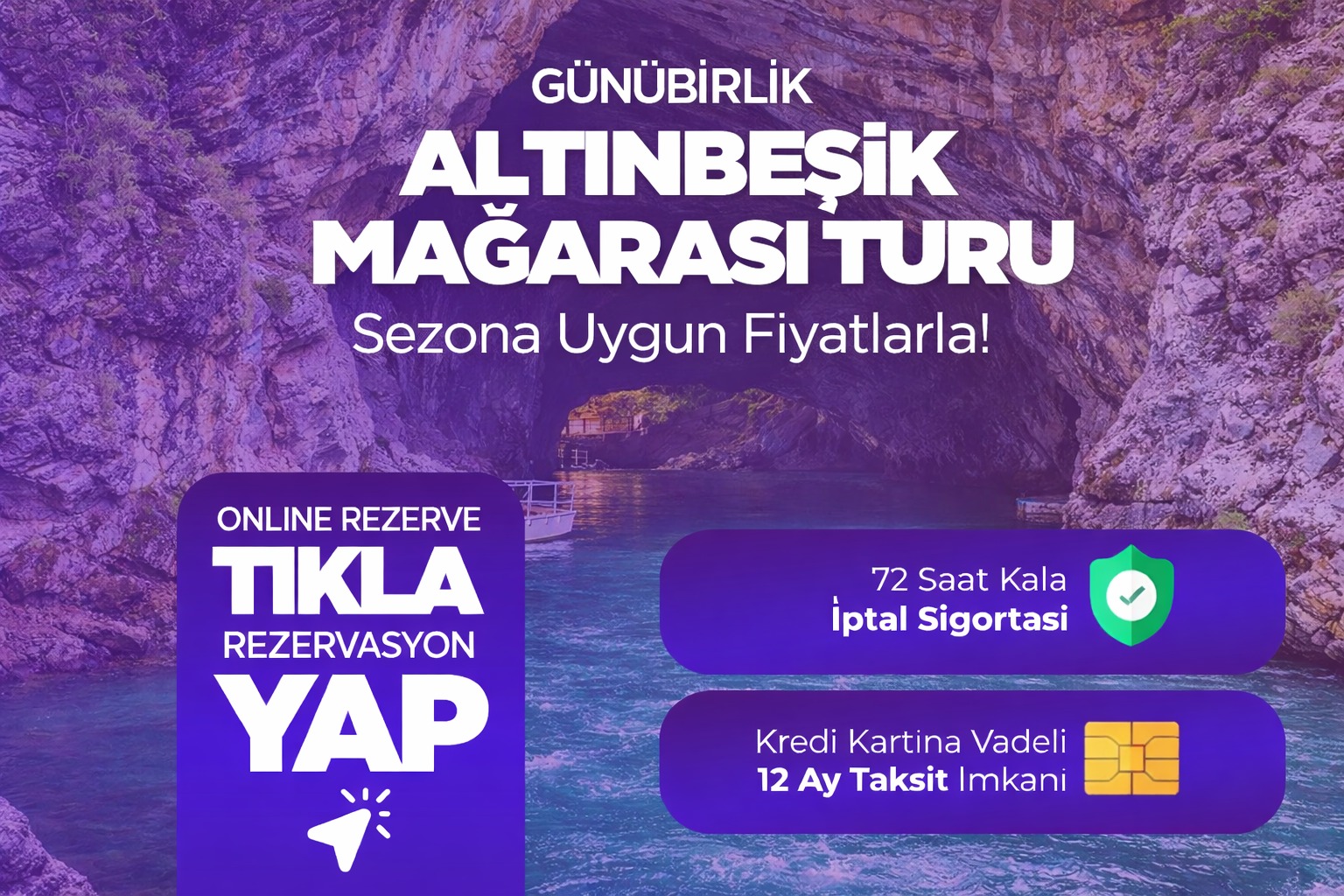 Günübirlik Altınbeşik Mağarası Turu 
