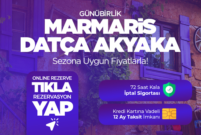 Günübirlik Marmaris-Datça-Akyaka Turu