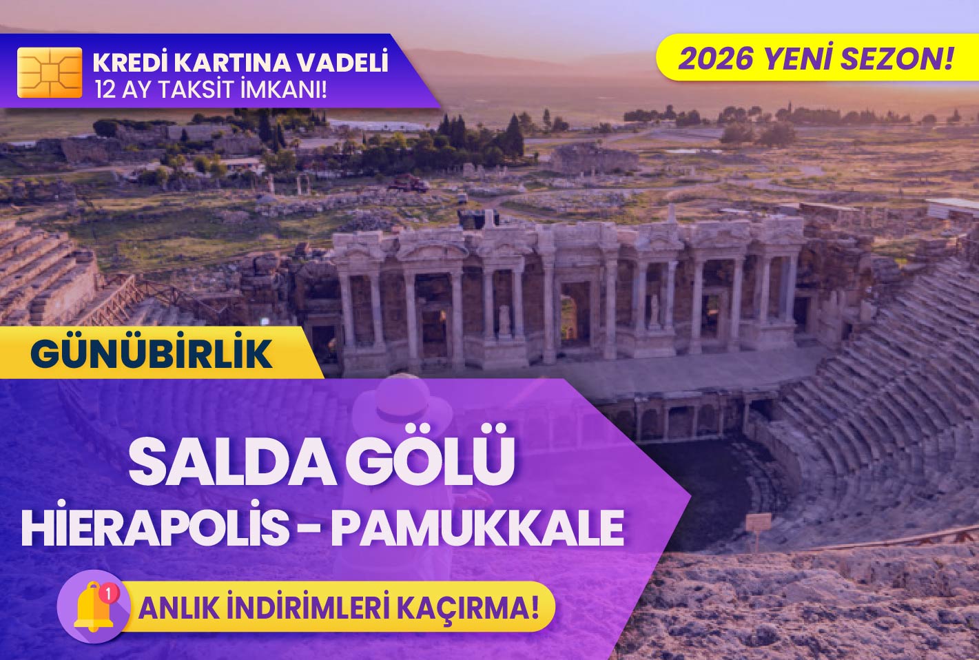 Salda Gölü ve Hierapolis Turu (Günübirlik)