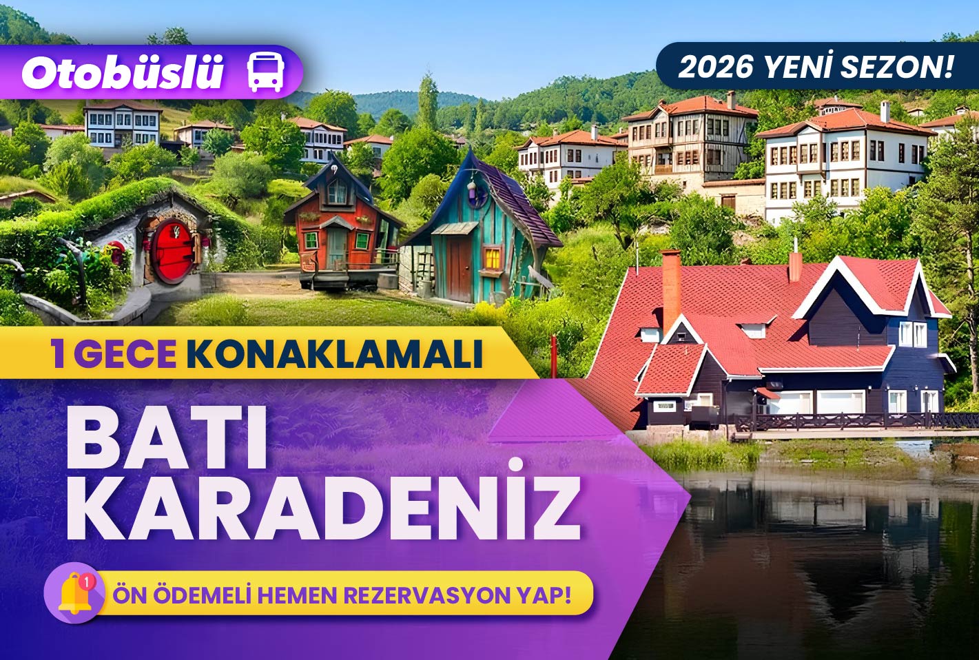 Batı Karadeniz Turu ( 1 gece konaklamalı )