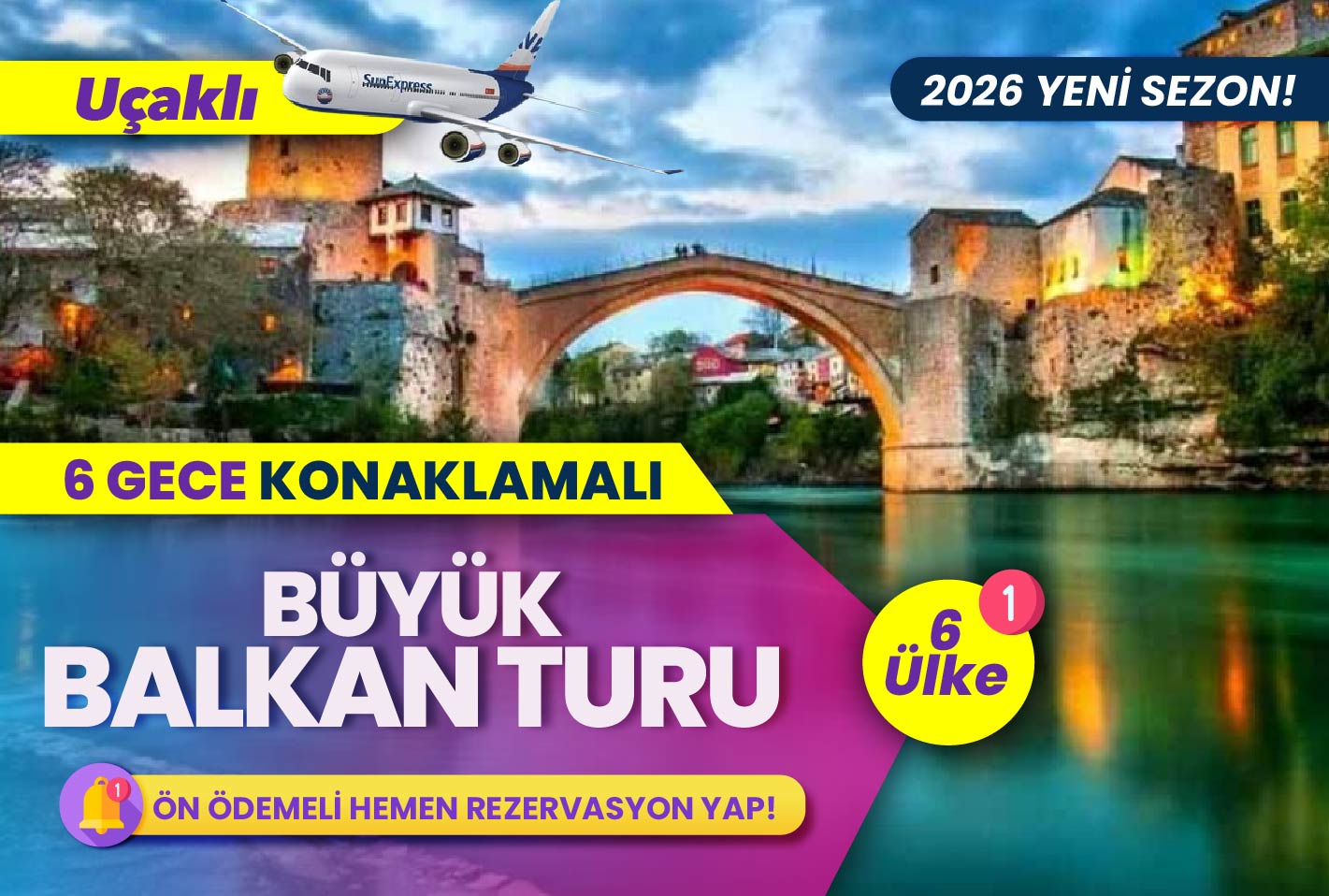 Büyük Balkan Turu ( 7 gece konaklamalı )