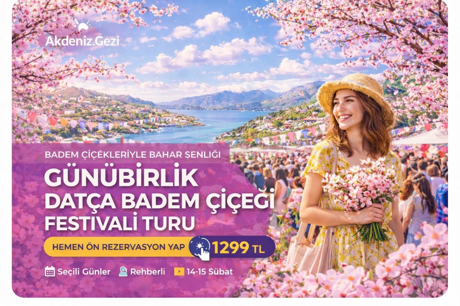 Datça Badem Çiçeği Festivali Turu